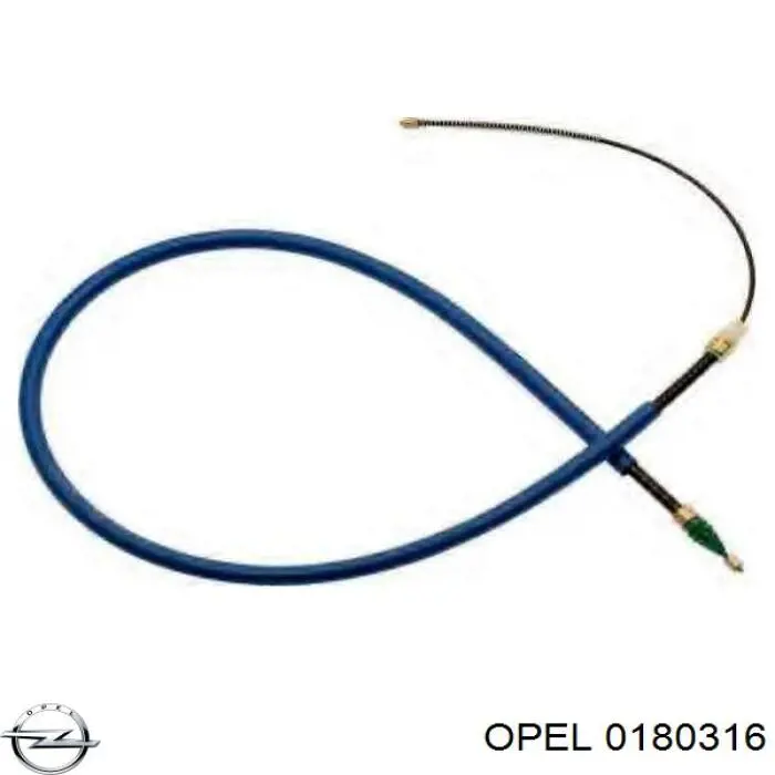 0180316 Opel soporte de radiador superior