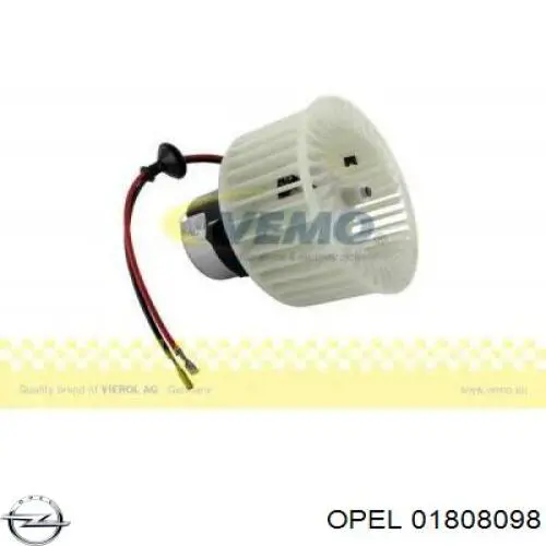 01808098 Opel motor eléctrico, ventilador habitáculo