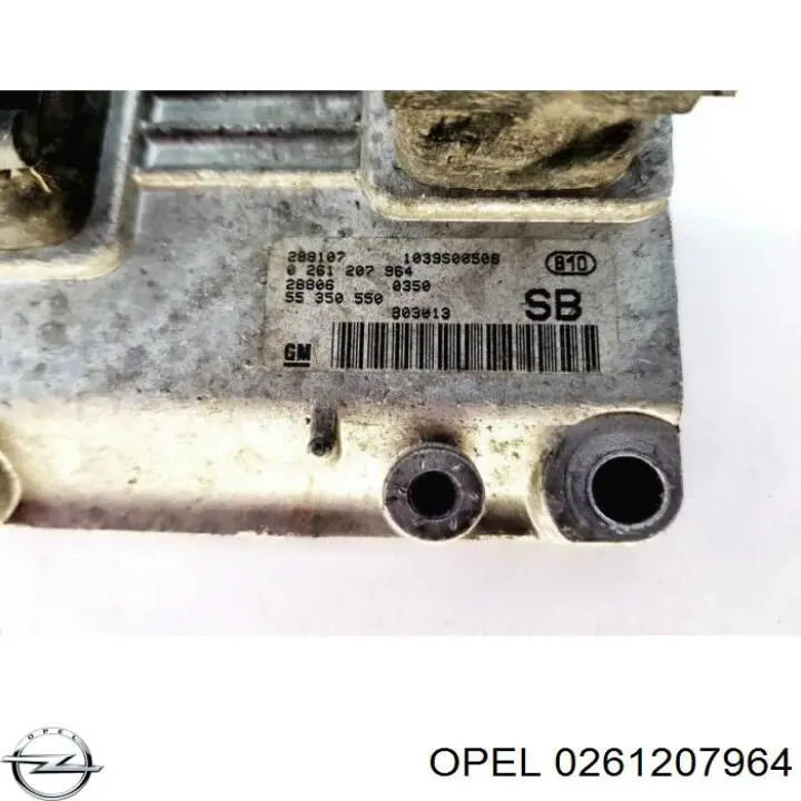 0261207964 Opel Centralina Del Motor