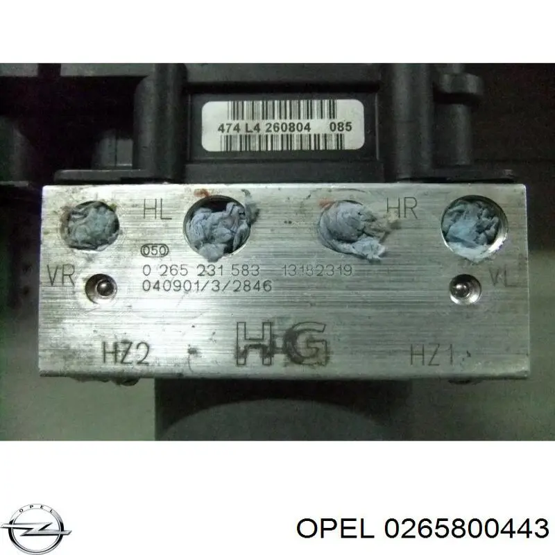 Módulo hidráulico ABS Opel Corsa C (F08, F68)