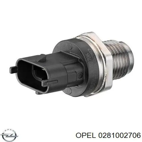 0281002706 Opel sensor de presión de combustible