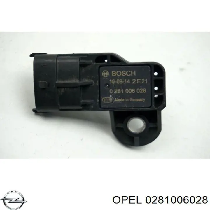 0281006028 Opel sensor de presion de carga (inyeccion de aire turbina)