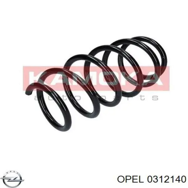 312140 Opel muelle de suspensión eje delantero