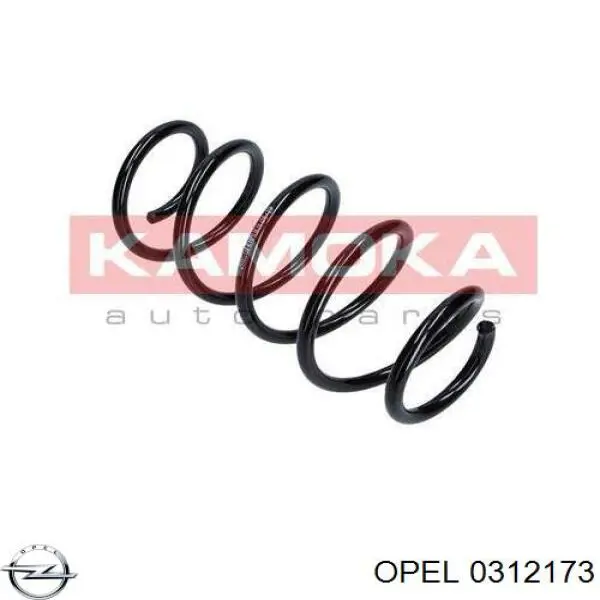 0312173 Opel muelle de suspensión eje delantero