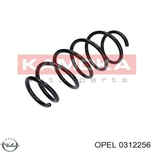 0312256 Opel muelle de suspensión eje delantero