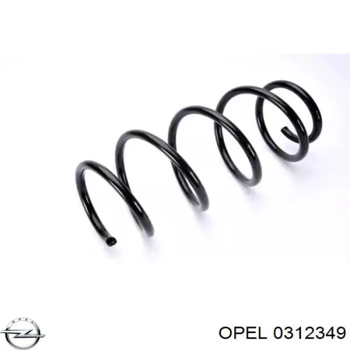 03 12 349 Opel muelle de suspensión eje delantero