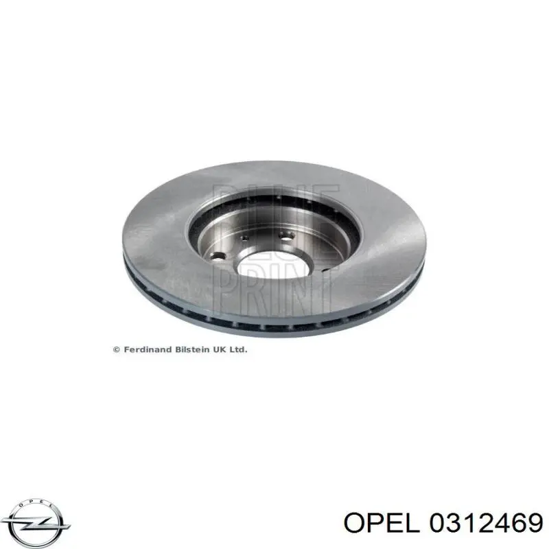 0312469 Opel muelle de suspensión eje delantero