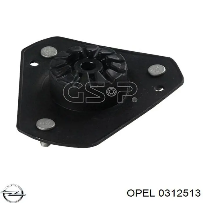 0312513 Opel soporte amortiguador delantero