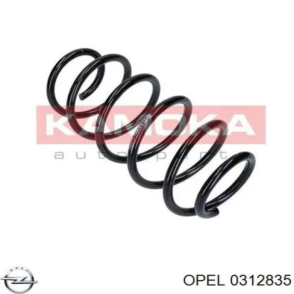 0312835 Opel muelle de suspensión eje delantero