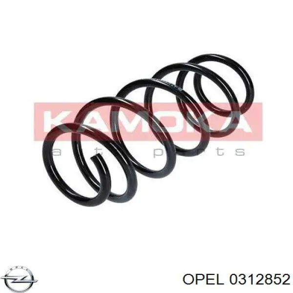 0312852 Opel muelle de suspensión eje delantero