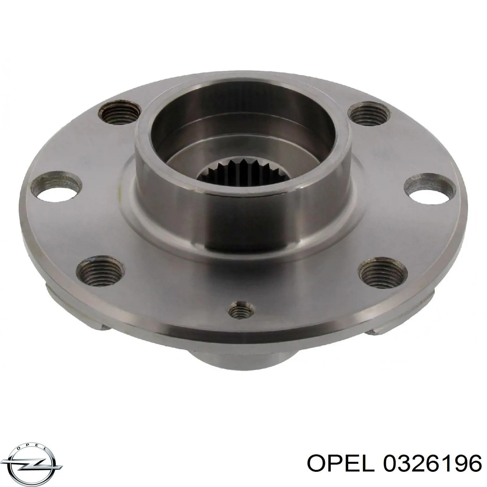 0326196 Opel cubo de rueda delantero