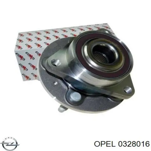 0328016 Opel cubo de rueda delantero