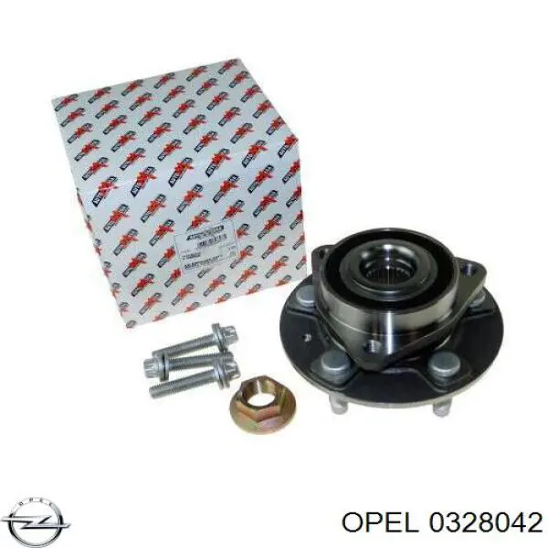 0328042 Opel cubo de rueda delantero