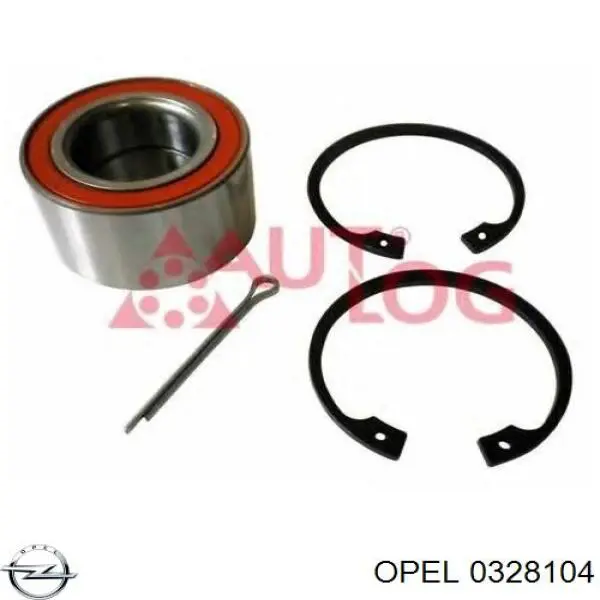 0328 104 Opel cojinete de rueda delantero