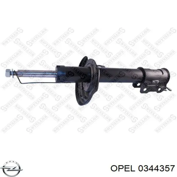 0344357 Opel amortiguador delantero derecho