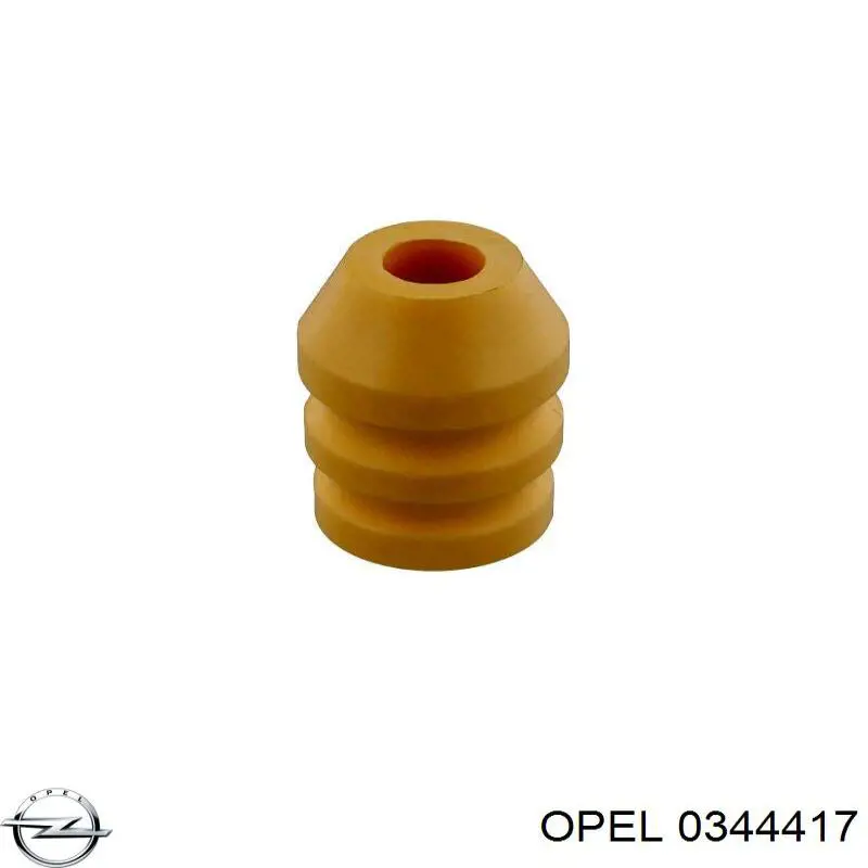 0344417 Opel almohadilla de tope, suspensión delantera