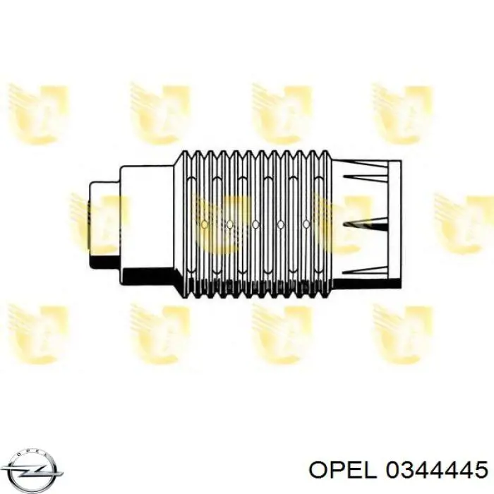 0344445 Opel caperuza protectora/fuelle, amortiguador delantero