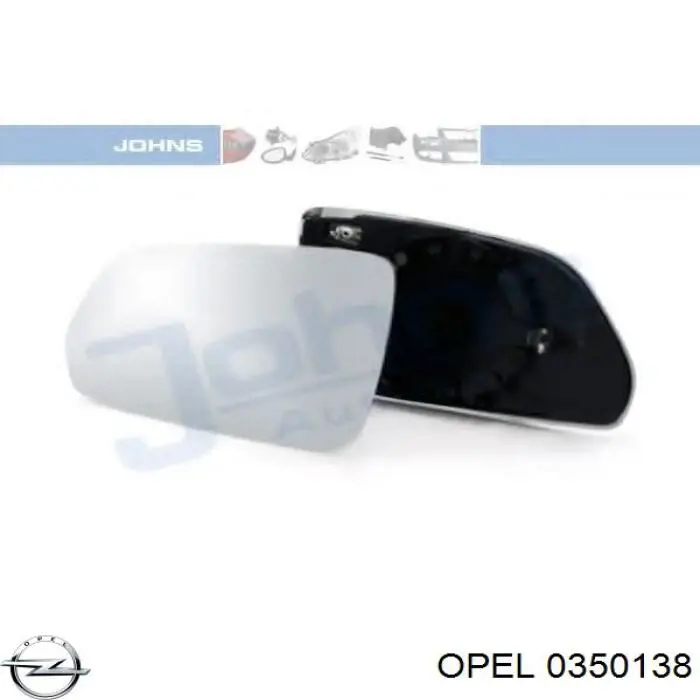 Soporte estabilizador, Eje delantero Opel 0350138