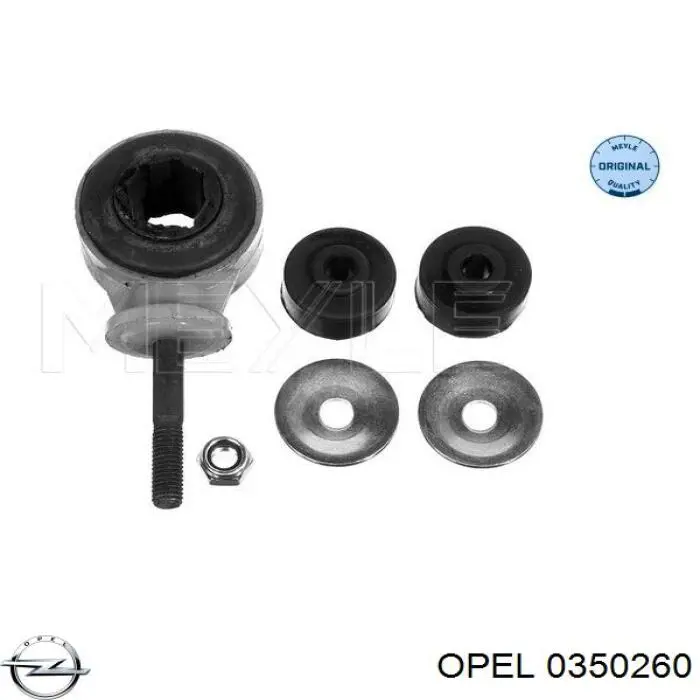 0350260 Opel soporte de barra estabilizadora delantera