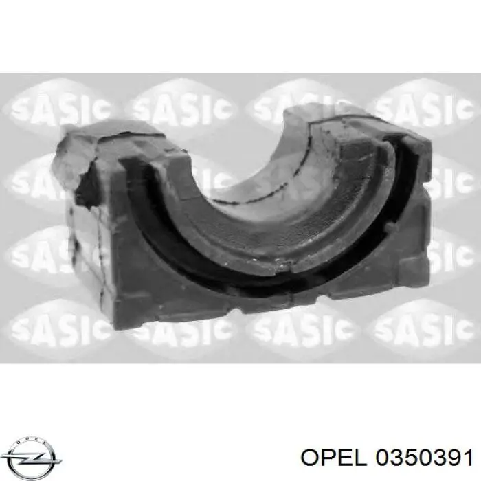 0350391 Opel soporte de estabilizador delantero inferior