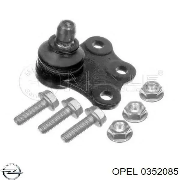 0352085 Opel rótula de suspensión inferior izquierda