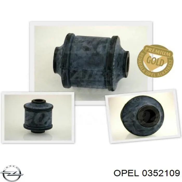 0352109 Opel silentblock de suspensión delantero inferior