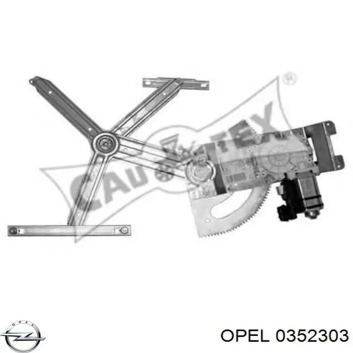 Silentblock del brazo de suspensión 0352303 Opel