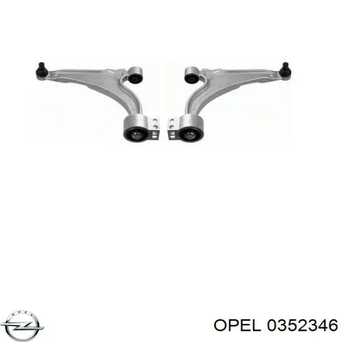 Silentblock de suspensión delantero inferior Opel Astra 51, 52, F35, M35