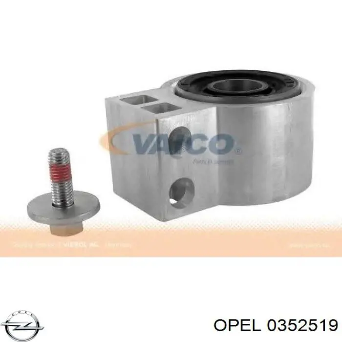 0352519 Opel silentblock de suspensión delantero inferior