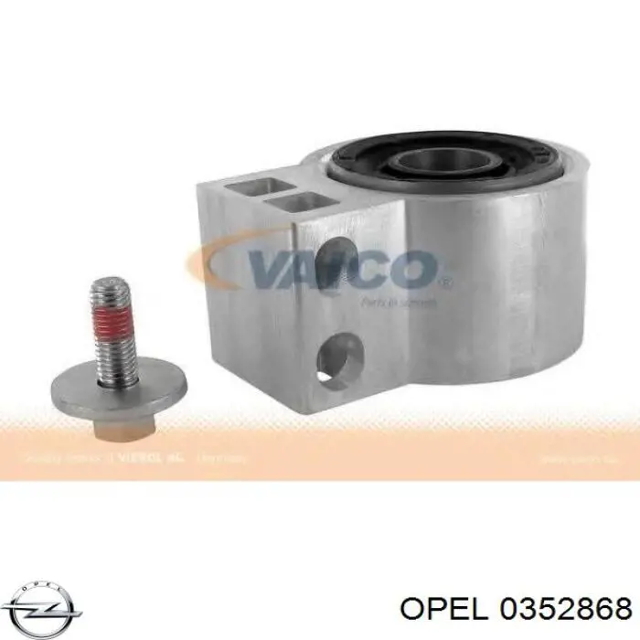 0352868 Opel silentblock de suspensión delantero inferior