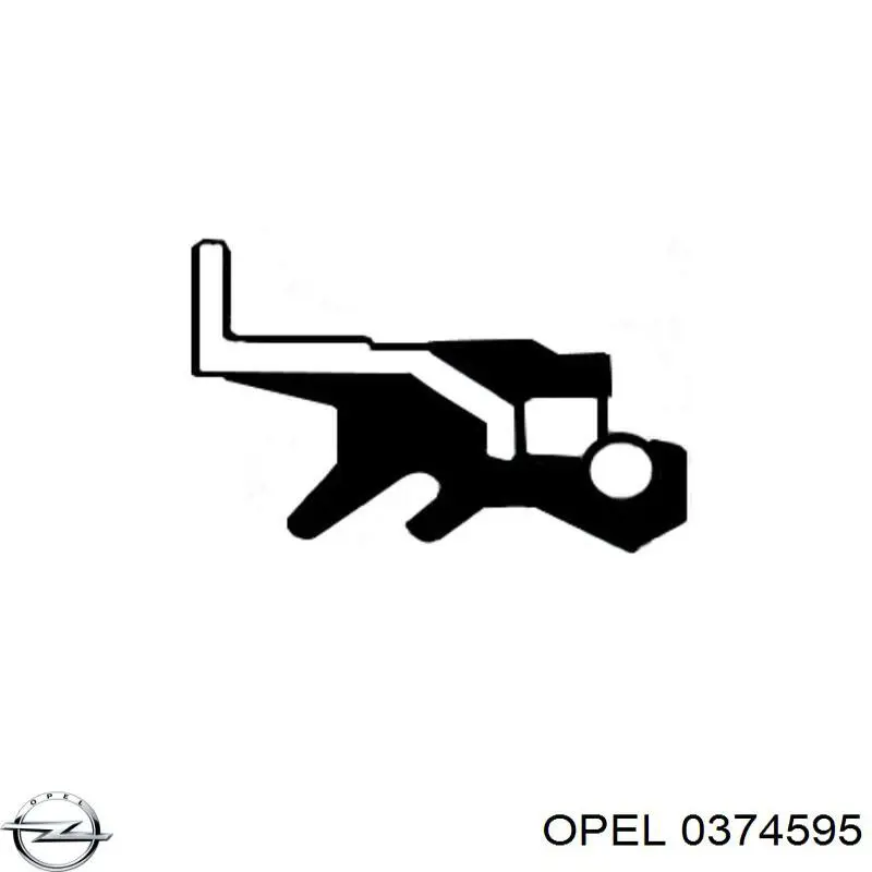 0374595 Opel anillo retén de semieje, eje delantero, derecho