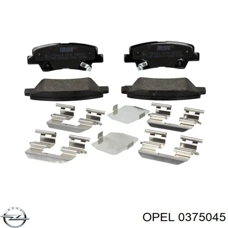 0375045 Opel árbol de transmisión delantero izquierdo