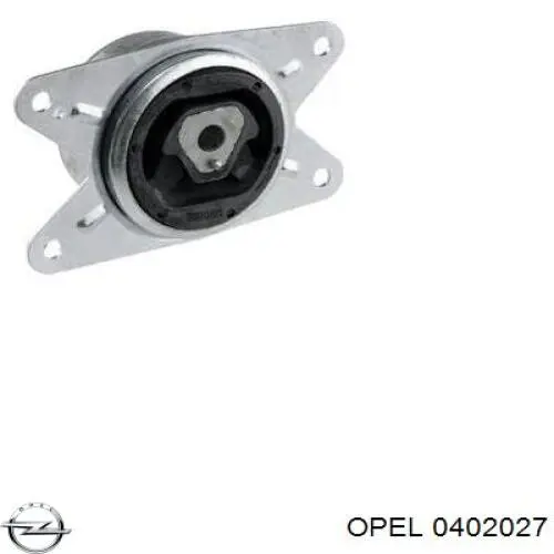 0402027 Opel suspensión, cuerpo del eje trasero