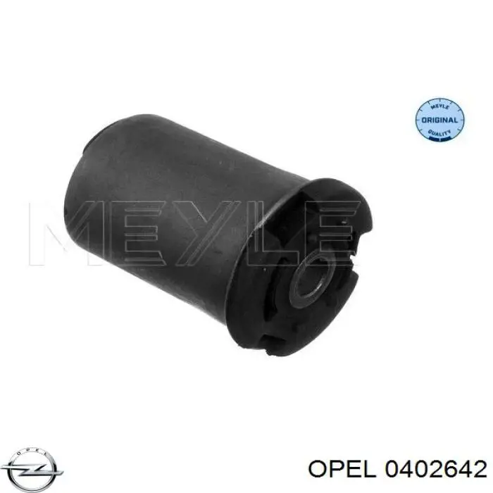 0402642 Opel suspensión, cuerpo del eje trasero