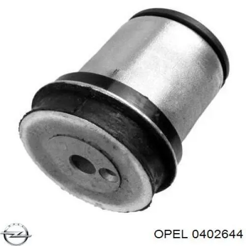 0402644 Opel suspensión, cuerpo del eje trasero
