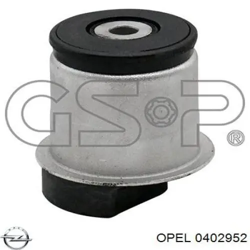 Suspensión, cuerpo del eje trasero Opel Zafira A05