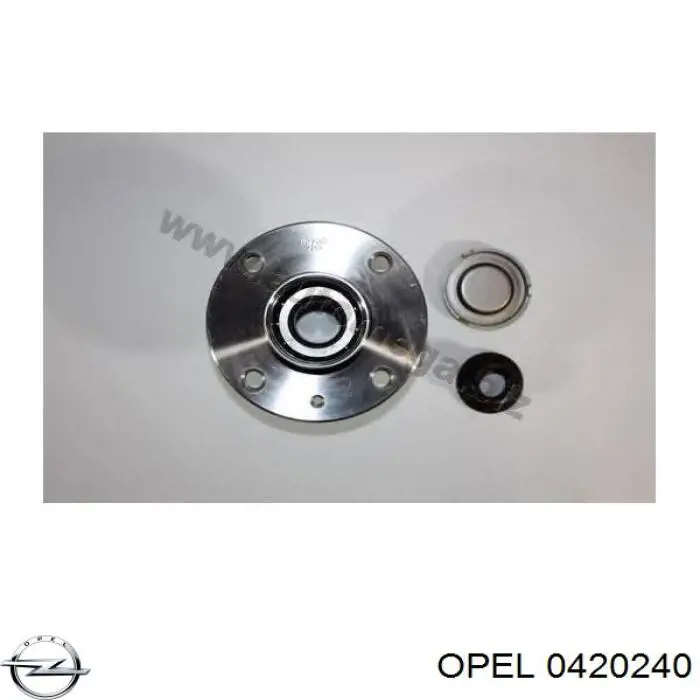 0420240 Opel cubo de rueda trasero