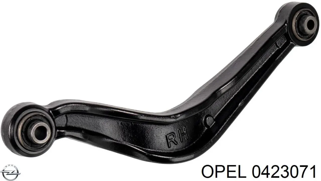 0423071 Opel brazo suspension trasero superior derecho