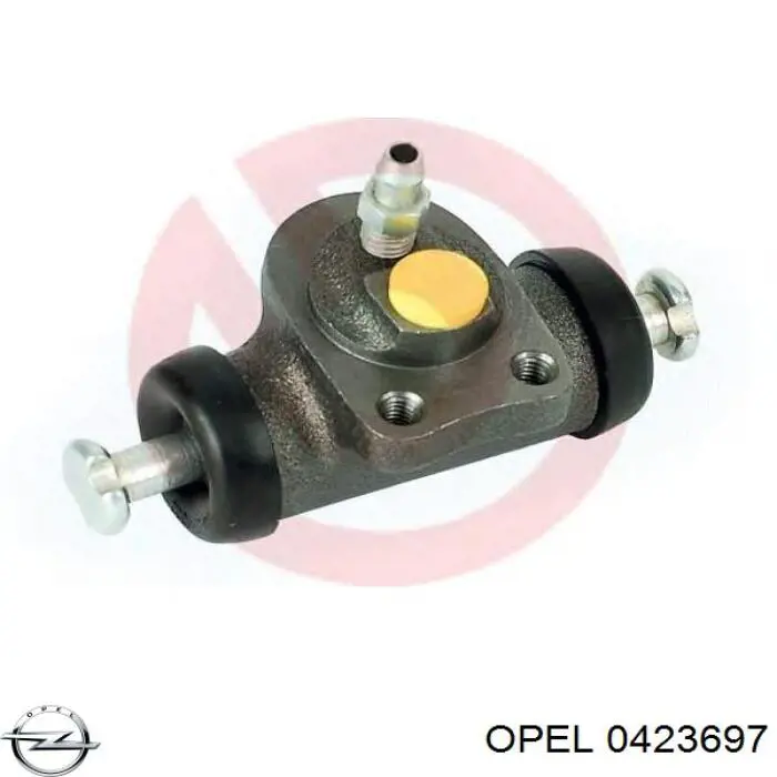 0423697 Opel suspensión, barra transversal trasera