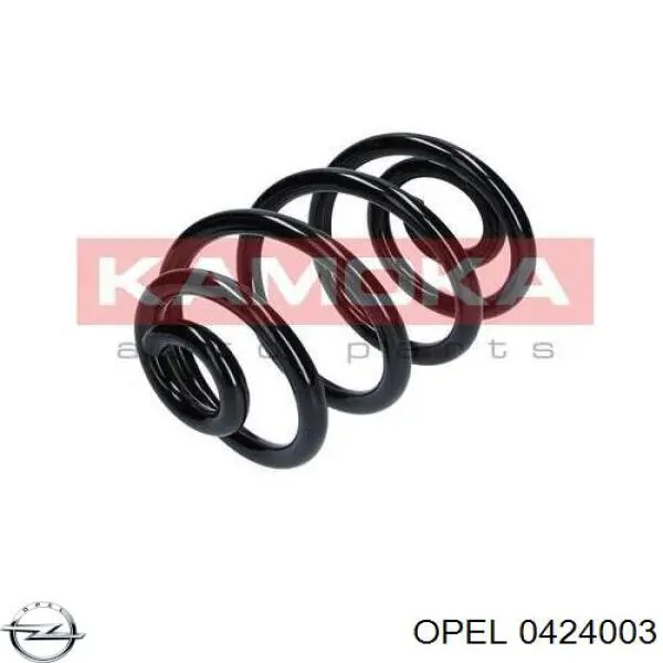 0424003 Opel muelle de suspensión eje trasero