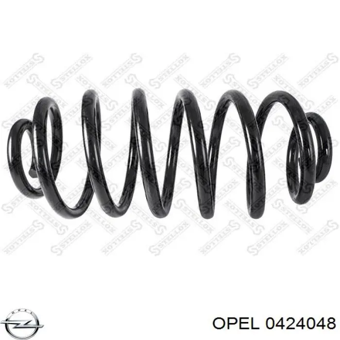 0424048 Opel muelle de suspensión eje trasero