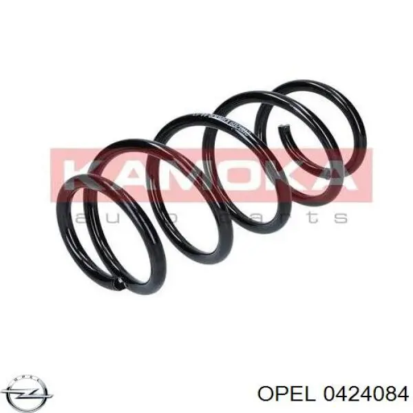 0424084 Opel muelle de suspensión eje trasero