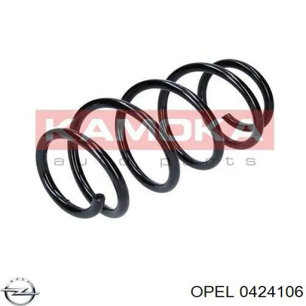 0424106 Opel muelle de suspensión eje trasero