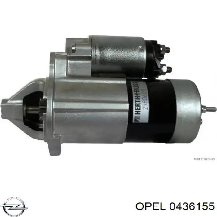 0436155 Opel amortiguador trasero
