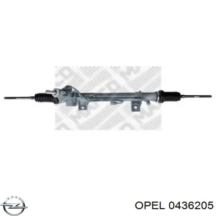 0436205 Opel amortiguador trasero
