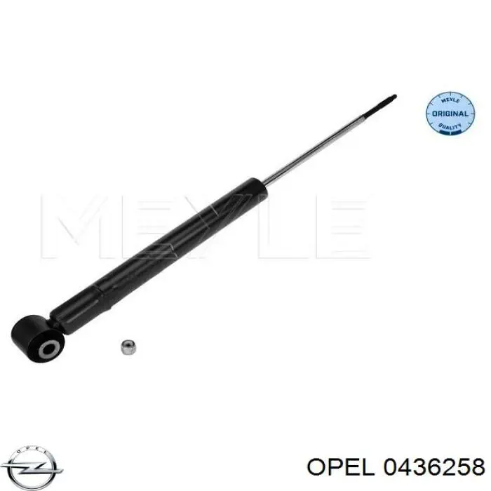 0436258 Opel amortiguador trasero