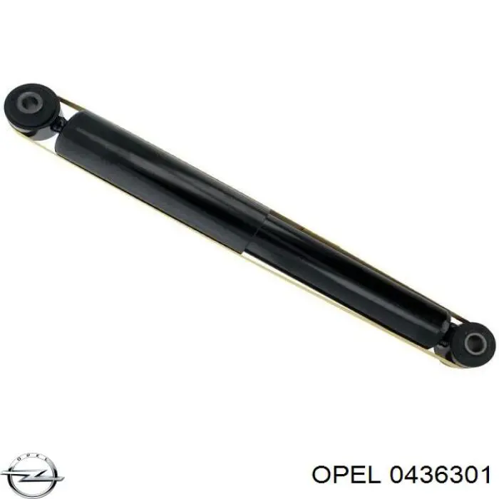 0436301 Opel amortiguador trasero