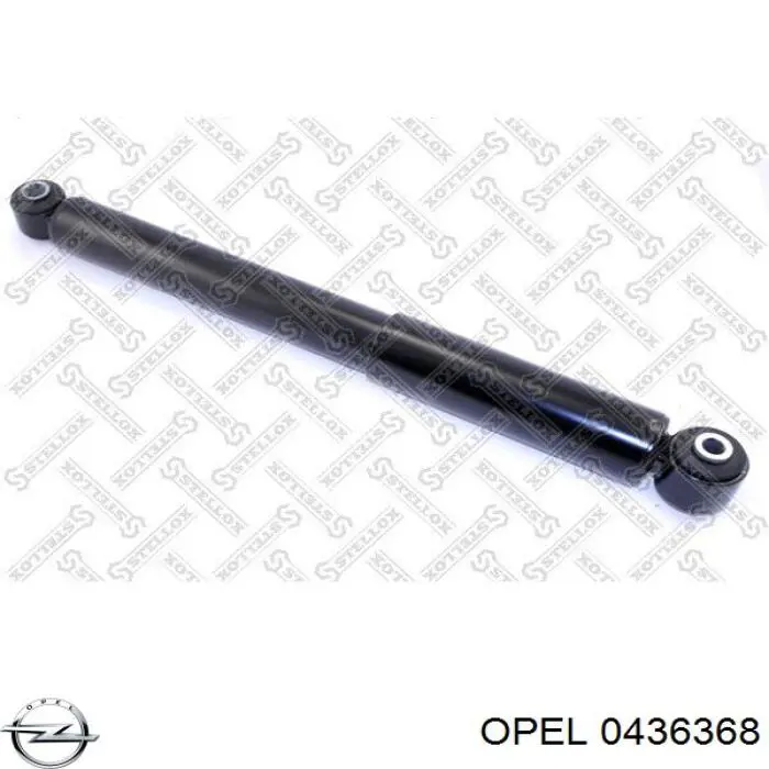0436368 Opel amortiguador trasero