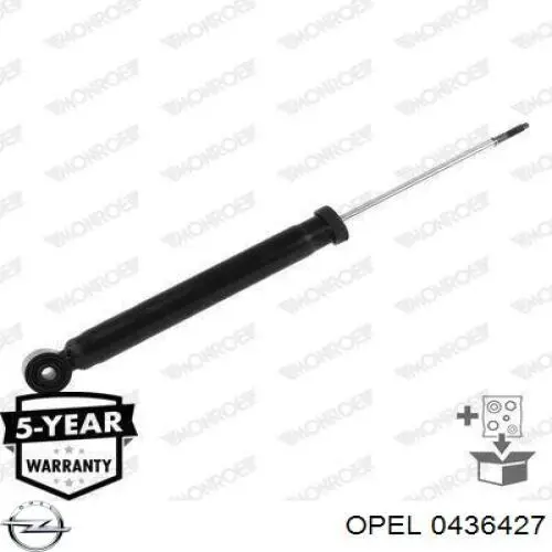 0436427 Opel soporte amortiguador trasero derecho