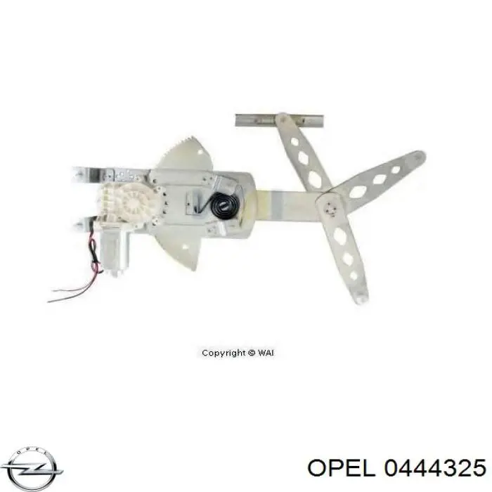 0444325 Opel soporte de estabilizador trasero exterior